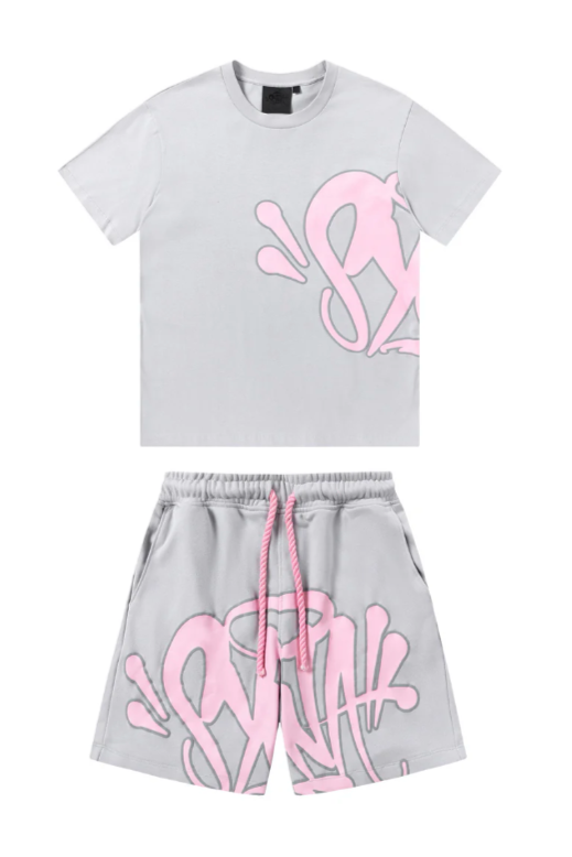 Ensemble Graffiti Gris Rose